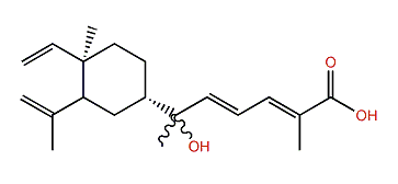 13-Hydroxyloba-8,10,15,17-tetraen-19-oic acid